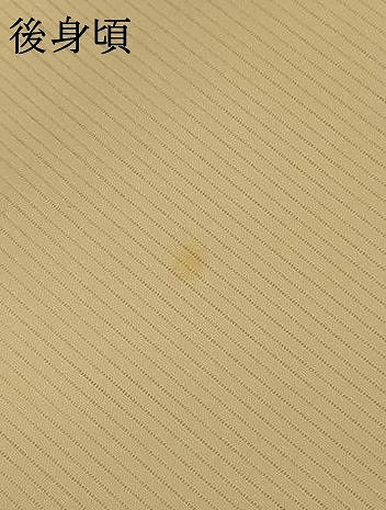 平和屋着物＊夏物 色無地 絽 鳥の子色 正絹 逸品 AABG3943jd