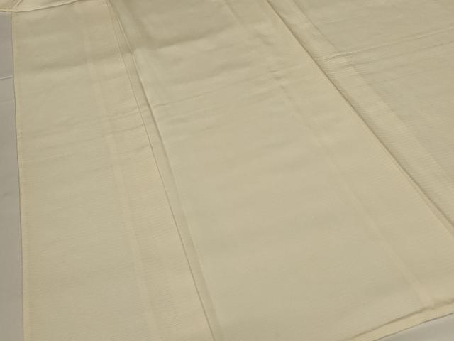 平和屋着物＊夏物 色無地 絽 鳥の子色 正絹 逸品 AABG3943jd