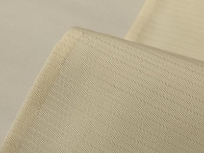 平和屋着物＊夏物 色無地 絽 鳥の子色 正絹 逸品 AABG3943jd