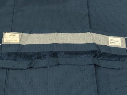 平和屋着物＊夏物 男性 紗紬 反端付き 正絹 逸品 AABG3944jd