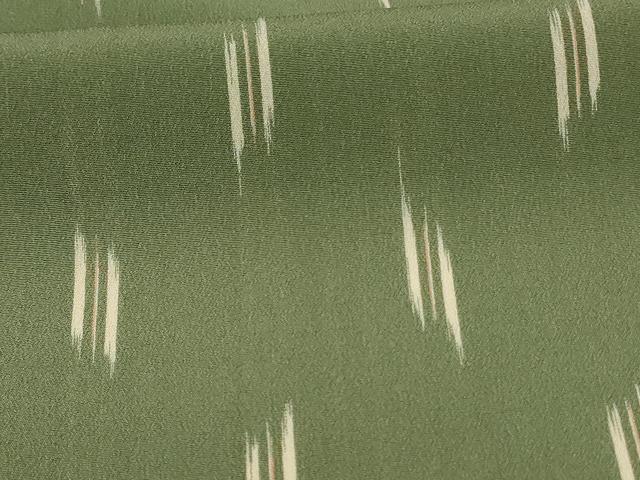 平和屋着物＊夏物 明石ちぢみ 絣柄 正絹 逸品 AABG3953jd