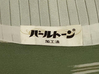 平和屋着物＊夏物 明石ちぢみ 絣柄 正絹 逸品 AABG3953jd