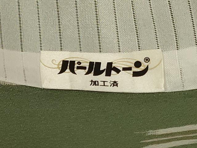 平和屋着物＊夏物 明石ちぢみ 絣柄 正絹 逸品 AABG3953jd