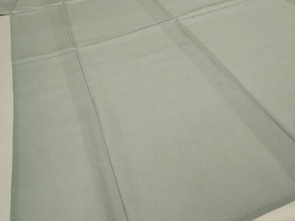 平和屋着物＊夏物 色無地 絽 千草鼠色 正絹 逸品 AABG3954jd