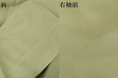 平和屋着物＊夏物 訪問着 紗 遠山文 正絹 逸品 AABG3957jd