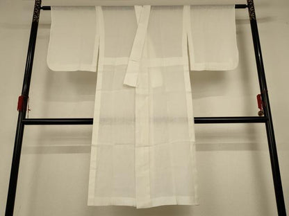 平和屋着物＊夏物　長襦袢　絽　鳥の子色　正絹　逸品　AABG3960jd