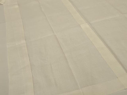 平和屋着物＊夏物　長襦袢　絽　鳥の子色　正絹　逸品　AABG3960jd