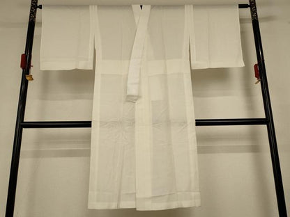 平和屋着物＊夏物 長襦袢 絽 鳥の子色 正絹 逸品 AABG3961jd
