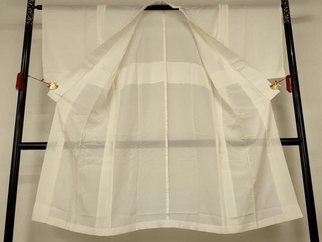 平和屋着物＊夏物 長襦袢 絽 鳥の子色 正絹 逸品 AABG3961jd