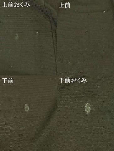 平和屋着物＊夏物　男性　黒紋付　絽　正絹　逸品　AABG3968jd