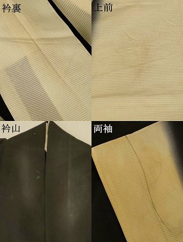平和屋着物＊夏物 訪問着 絽 蔦の葉文 金糸 正絹 逸品 AABG3977jd