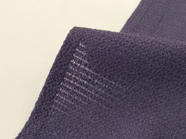 平和屋着物＊夏物 色無地 絽縮緬 褐色 正絹 逸品 AABG3987jd
