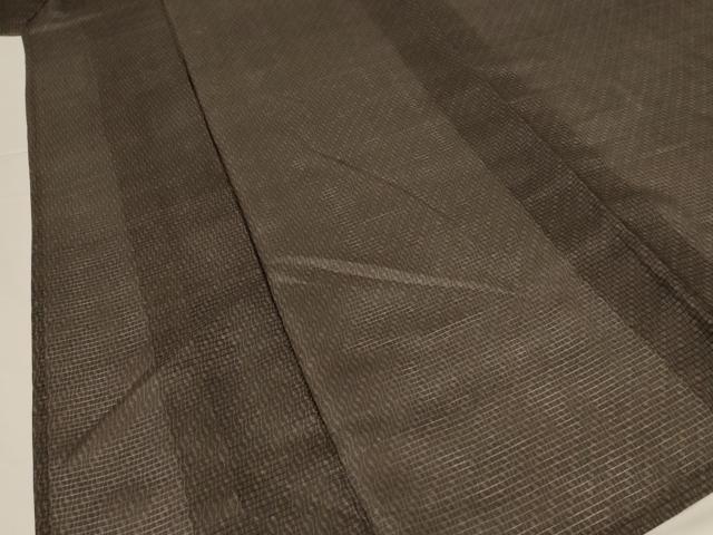 平和屋着物＊夏物 小紋 絽 立涌文様 正絹 逸品 AABG3993jd
