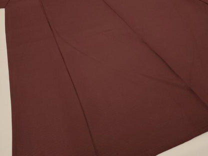 平和屋着物＊夏物 色無地 絽 紅檜皮色 正絹 逸品 未使用 AABG3998jd