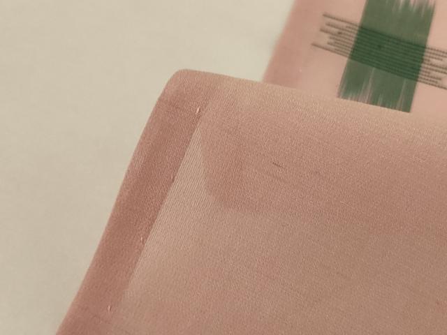 平和屋着物＊夏物 小紋 紗 絣文 洗える着物 AABG3999jd