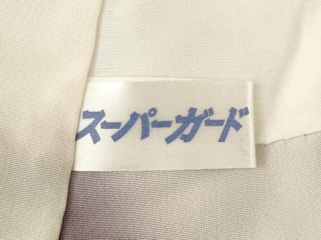 平和屋着物●訪問着　雪輪花文　暈し染め　銀彩　正絹　逸品　AABG4023ck