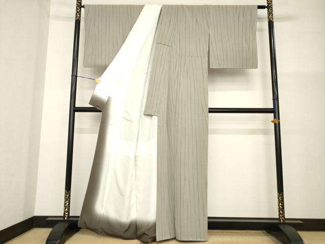 平和屋着物●樋熊哲也　訪問着　辻が花　絞り　手描き　小紋　杢目絞り　正絹　逸品　AABG4026ck