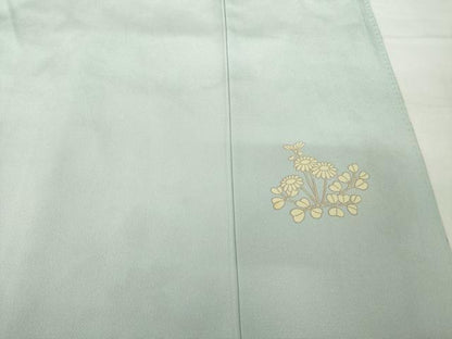 平和屋着物●訪問着　草花文　金彩　やまと誂製　正絹　逸品　AABG4035ck