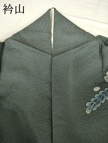平和屋着物●訪問着　辻が花　舞花文　暈し染め　金彩　正絹　逸品　AABG4051ck