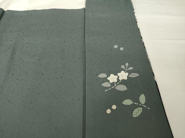 平和屋着物●訪問着　辻が花　舞花文　暈し染め　金彩　正絹　逸品　AABG4051ck
