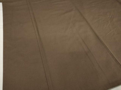 平和屋着物●男性　お召　色無地　赤墨色　正絹　逸品　AABG4060ck