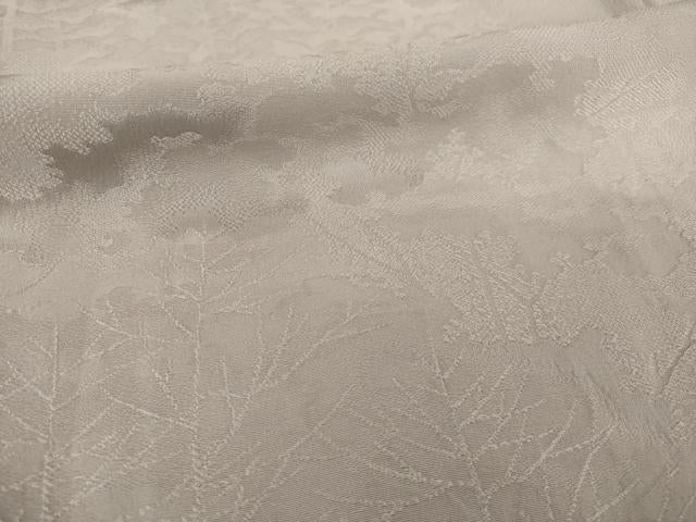 平和屋着物●無地絵羽訪問着　樹林地紋　薄柿色　正絹　逸品　AABG4072ck