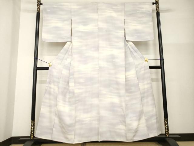 平和屋着物●上質な小紋　作家物　エ霞文　正絹　逸品　AABG4075ck