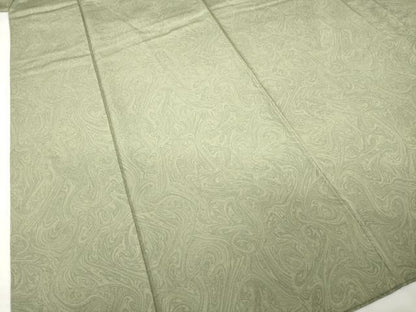平和屋着物●上質な小紋　墨流し文様　正絹　逸品　AABG4077ck