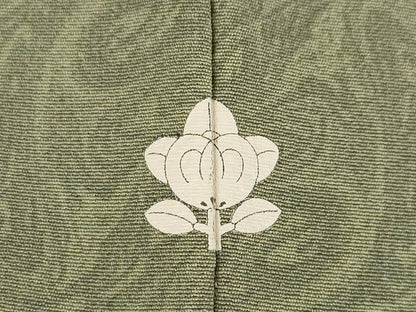 平和屋着物●上質な小紋　墨流し文様　正絹　逸品　AABG4077ck