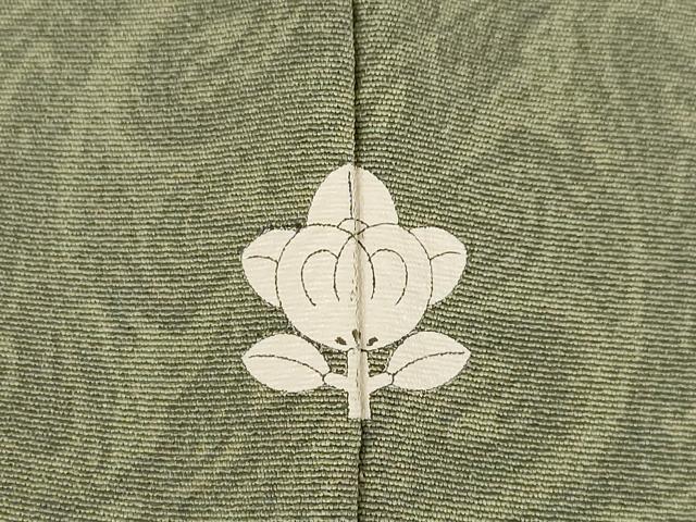 平和屋着物●上質な小紋　墨流し文様　正絹　逸品　AABG4077ck