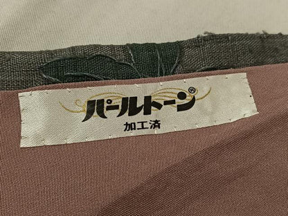 平和屋着物●上質な小紋　中国三大刺繍　汕頭刺繍　スワトウ刺繍　総刺繍　紬地　草花文　正絹　逸品　AABG4082ph