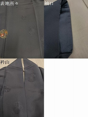 平和屋着物●友禅作家の巨匠　浅井青仁　訪問着　草花文　正絹　逸品　AABG4092ph