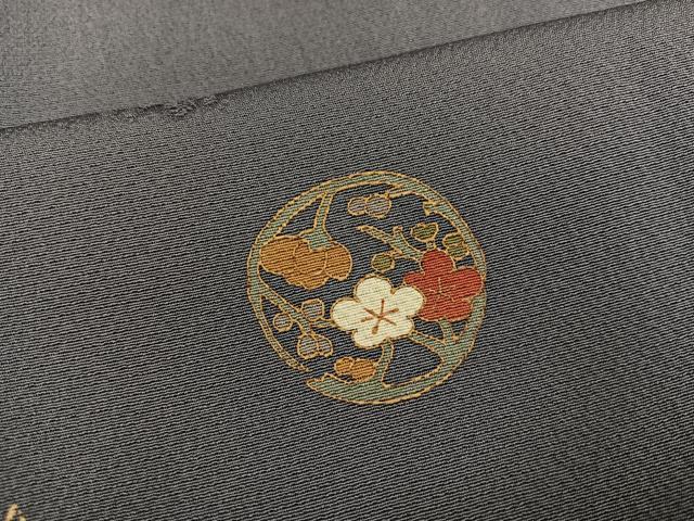 平和屋着物●友禅作家の巨匠　浅井青仁　訪問着　草花文　正絹　逸品　AABG4092ph