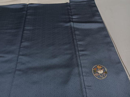 平和屋着物●友禅作家の巨匠　浅井青仁　訪問着　草花文　正絹　逸品　AABG4092ph