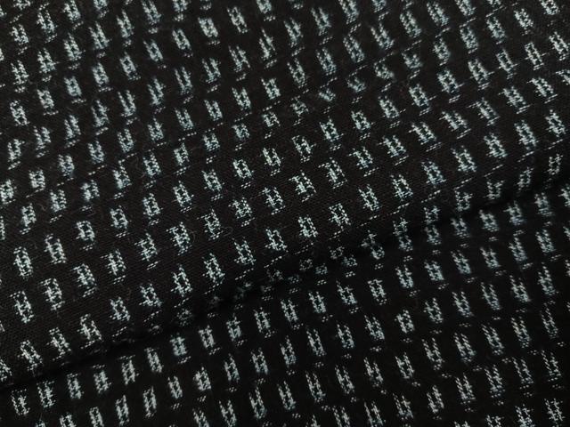 平和屋着物●男性　久留米絣　井桁絣　綿　逸品　AABG4104ph