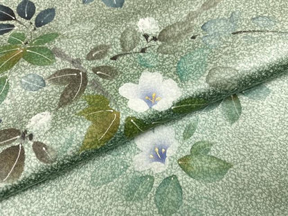 平和屋着物●訪問着　手描き　枝花文　正絹　逸品　未使用　AABG4118ph