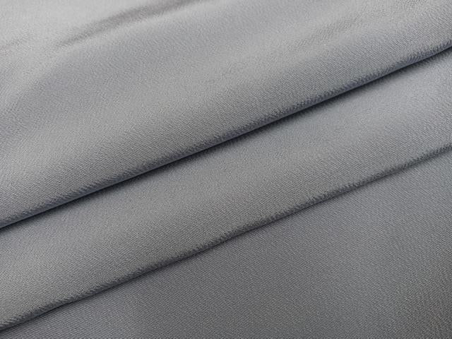 平和屋着物●上質な色無地　桔梗鼠色　正絹　逸品　AABG4125ph