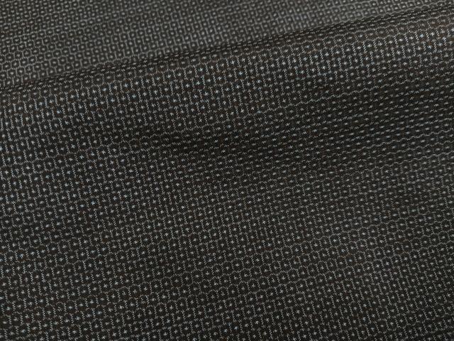平和屋着物●男性　本場大島紬　アンサンブル　100亀甲　総詰め　正絹　逸品　AABG4127ph