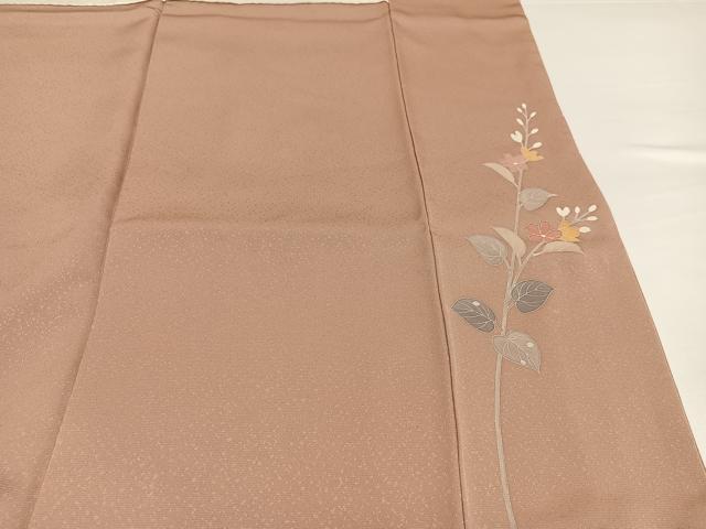 平和屋着物●訪問着　友禅　枝花文　暈し染め　正絹　逸品　AABG4130ph