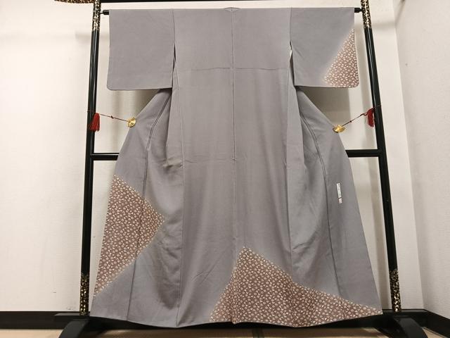 平和屋着物●二代目 川村久太郎　訪問着　作家物　舞葉文　暈し染め　正絹　逸品　AABG4139ph