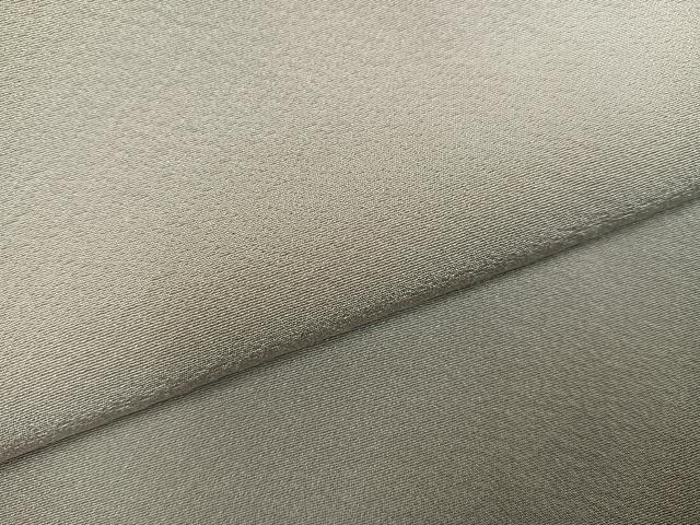 平和屋着物●上質な色無地　絹鼠色　正絹　逸品　AABG4145ph