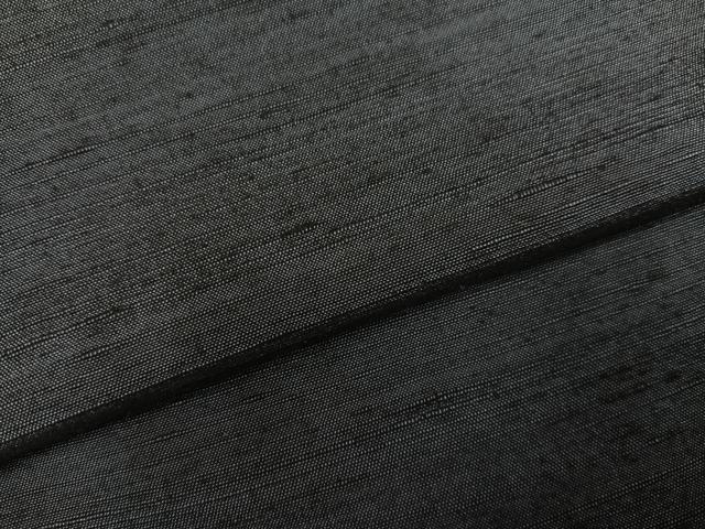 平和屋着物●男性　紬　アンサンブル　色無地　藍鉄色　正絹　逸品　AABG4158ph