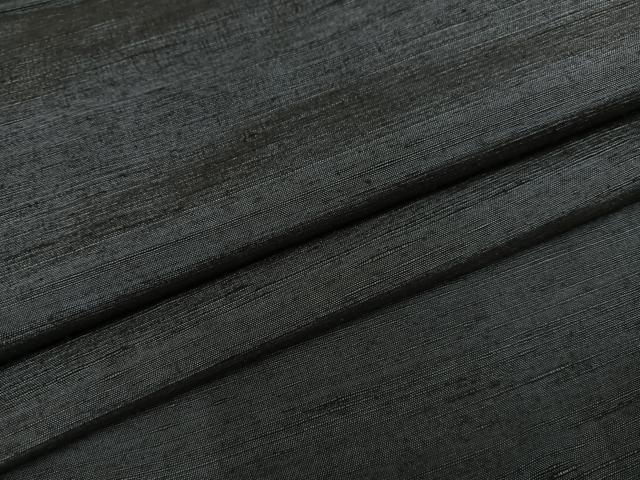 平和屋着物●男性　紬　アンサンブル　色無地　藍鉄色　正絹　逸品　AABG4158ph