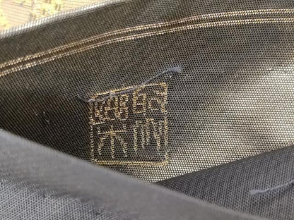 平和屋着物◎六通柄袋帯　切り嵌め更紗花文　金銀糸　正絹　逸品　AABG4196ou