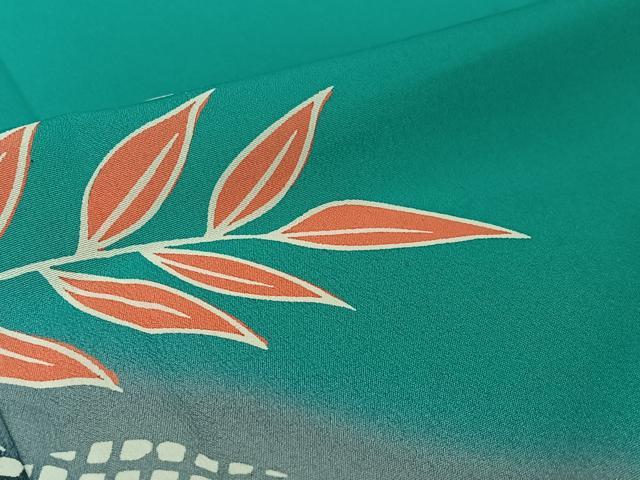 平和屋着物▽訪問着 単衣 藤文 洗える着物 AABG4230jh