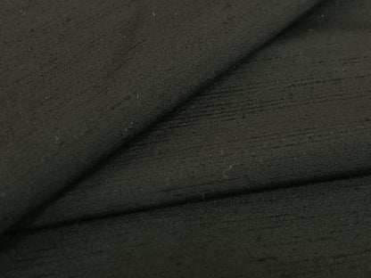 平和屋着物▽男性 黒紋付 単衣 紬地 暗黒色 正絹 逸品 AABG4231jh