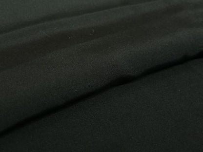 平和屋着物▽男性 黒紋付 単衣 暗黒色 正絹 逸品 AABG4233jh
