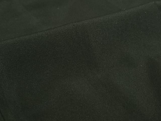 平和屋着物▽男性 黒紋付 単衣 暗黒色 正絹 逸品 AABG4240jh