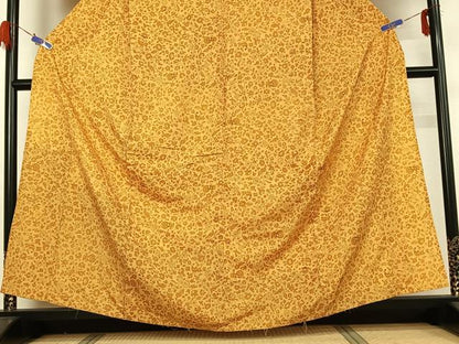 平和屋着物▽訪問着 単衣 80亀甲 花鳥文 やまと誂製 正絹 逸品 AABG4242jh