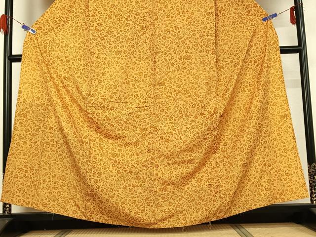 平和屋着物▽訪問着 単衣 80亀甲 花鳥文 やまと誂製 正絹 逸品 AABG4242jh